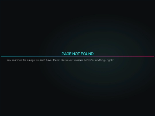 not_found screenshot