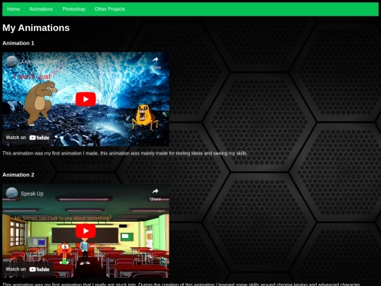 animations screenshot