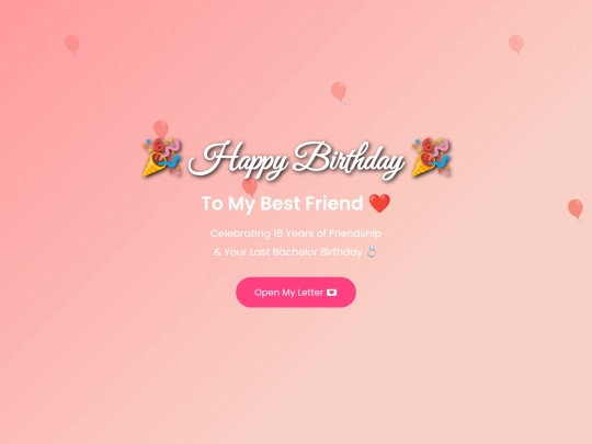 birthday screenshot