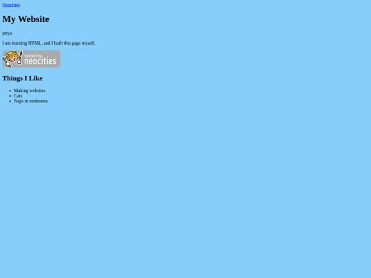 index screenshot