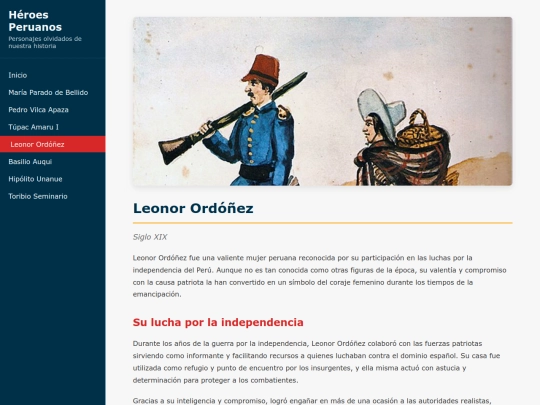 heroes/leonor-ordoñez screenshot