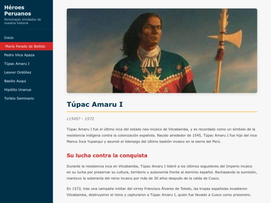heroes/tupac-amaru screenshot