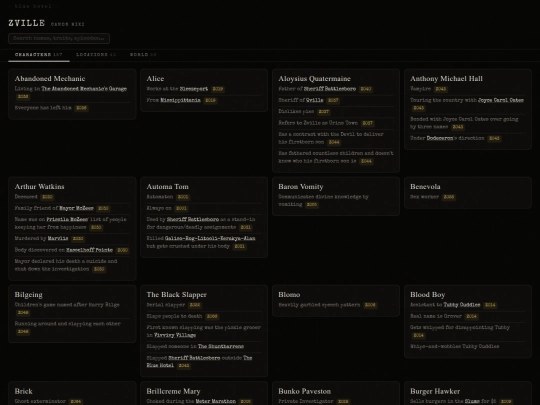 zville_wiki screenshot