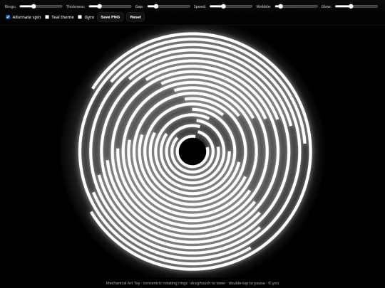 Art/mechanical_art_toy_rotating_rings screenshot
