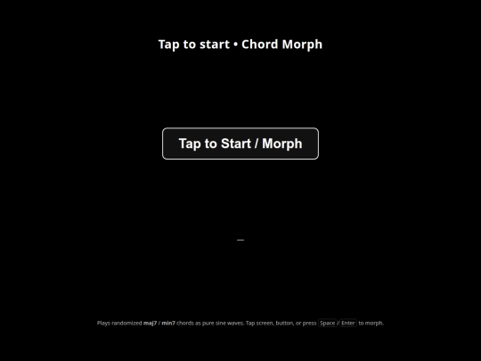 ChordMorpher screenshot