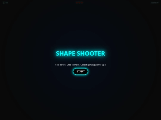 Games/shape_shooter screenshot