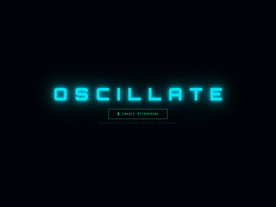 oscillate screenshot