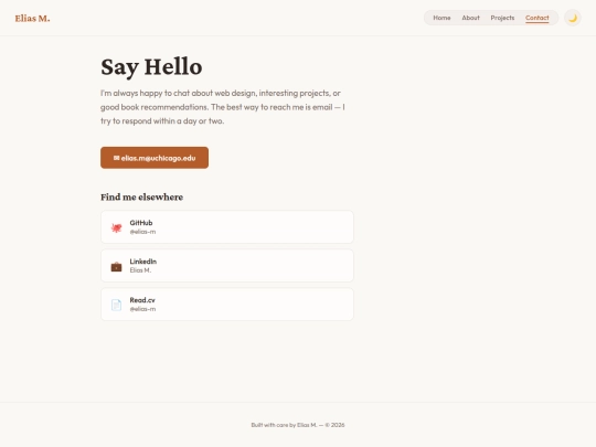 contact screenshot