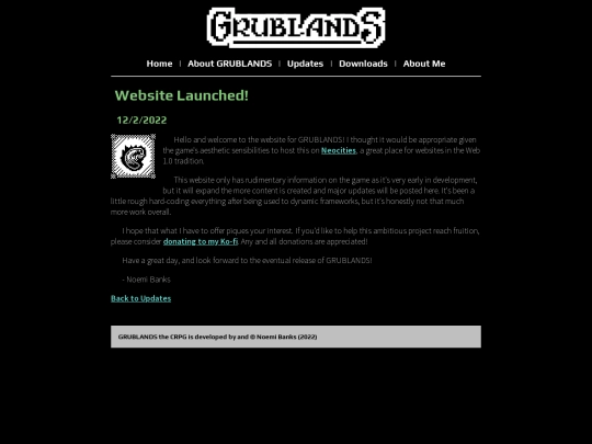 updates/12022022-website-launched screenshot