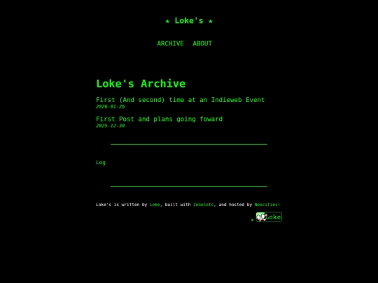 archive screenshot