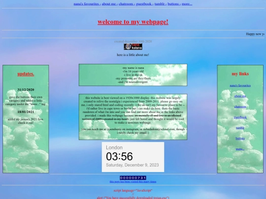 index screenshot