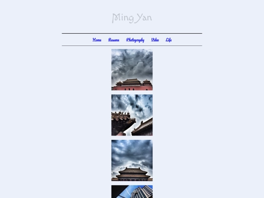 homepage/resume1 screenshot