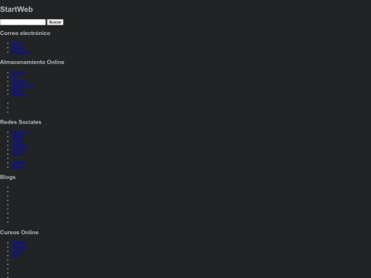 startweb screenshot