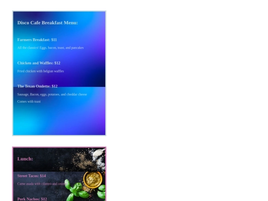 RestaurantMenu screenshot