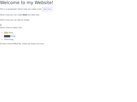 test screenshot