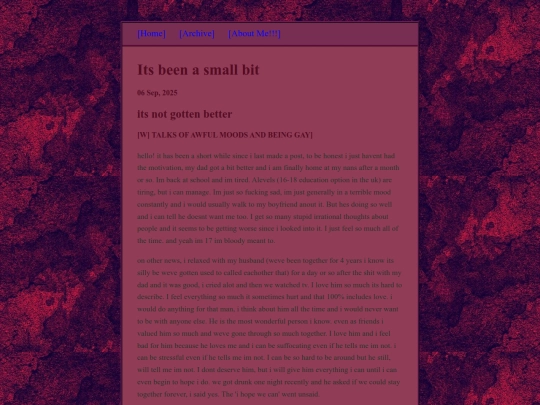 posts/2025-09-06-Its-been-a-small-bit screenshot