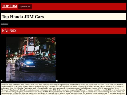 final project w sam/honda screenshot