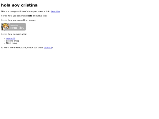index screenshot