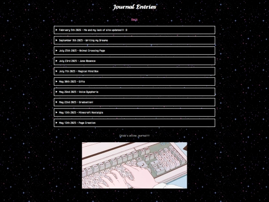 journal screenshot