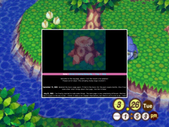 log screenshot