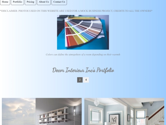 portfolio screenshot