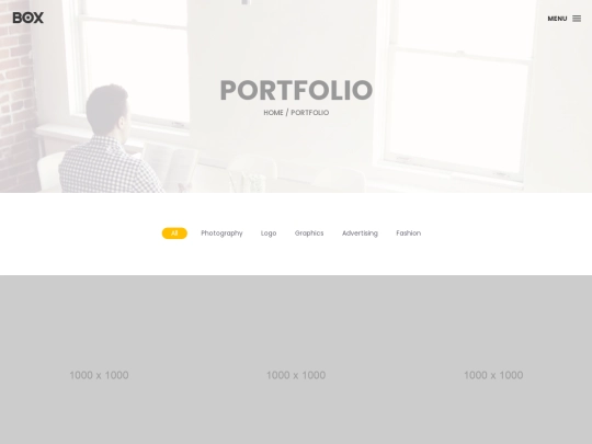 Box Portfolio/portfolio screenshot