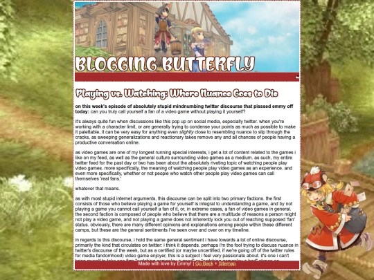 projects/blog/playing screenshot