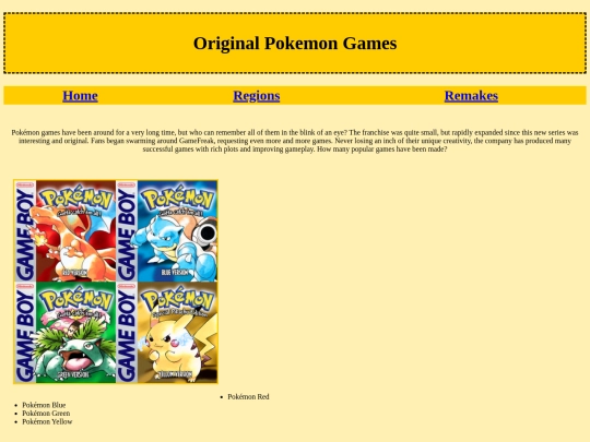games screenshot