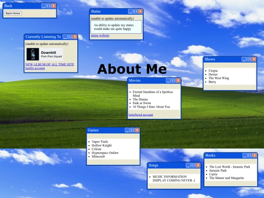AboutMe screenshot