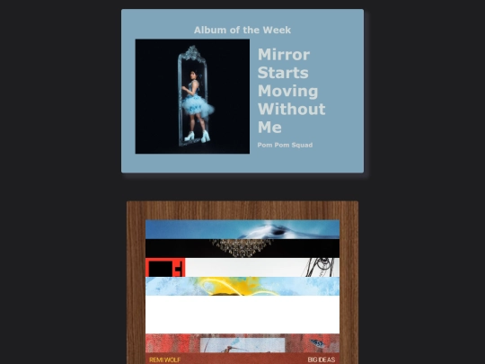 Projects/Albums screenshot