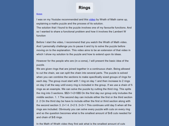 Writings/rings screenshot