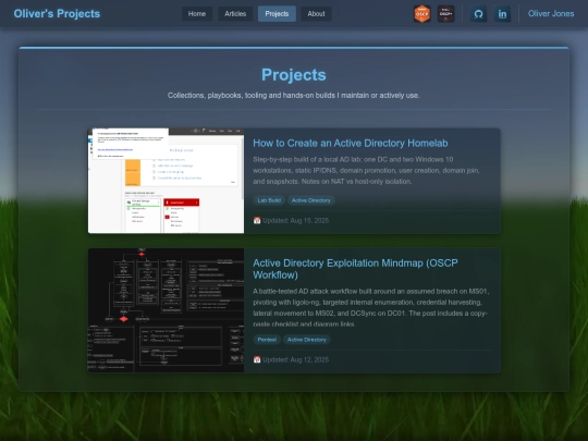 Projects/Projects screenshot