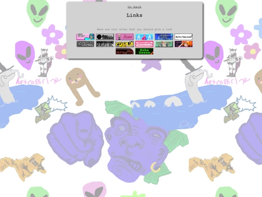 links screenshot