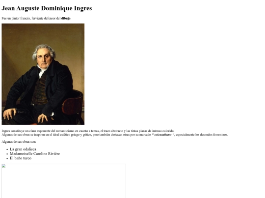 ejercicio Ingres/ingres screenshot