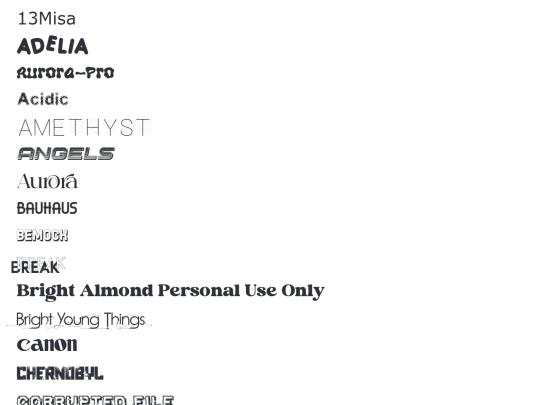 fonts/a screenshot