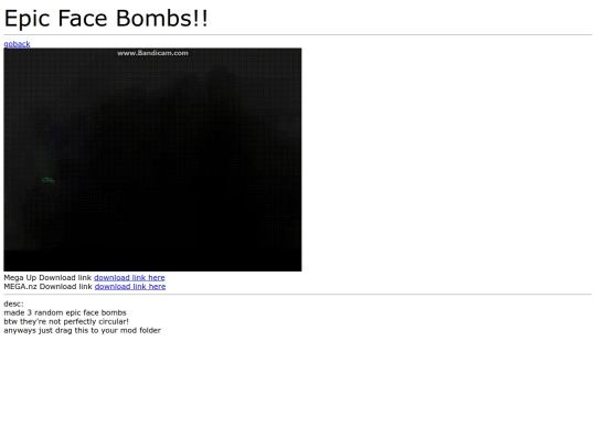 Epicfacebomb screenshot