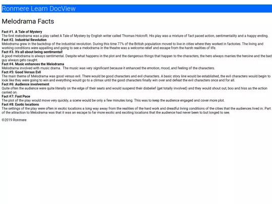 learn/drama/melodramafacts screenshot