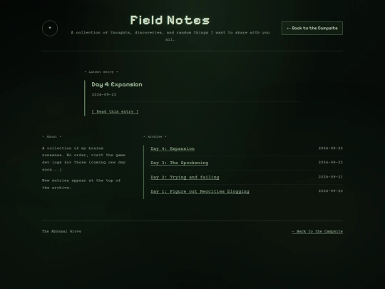 blog screenshot