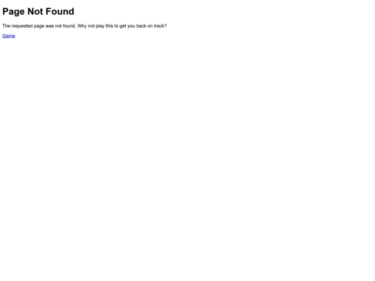 not_found screenshot