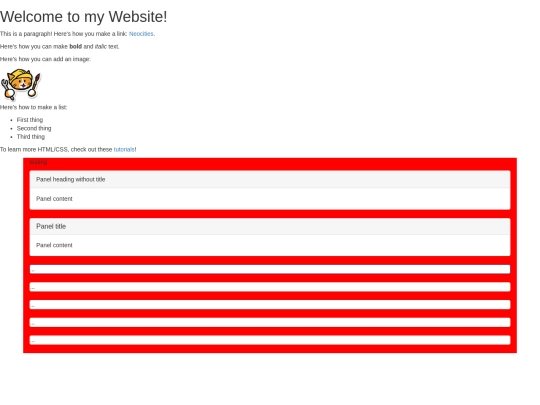 index screenshot