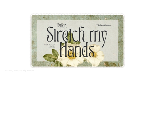 FatherStretchMyHands screenshot