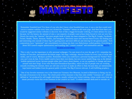 articlepages/MANIFESTO screenshot