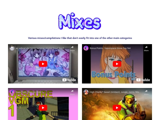 music_page/mixes screenshot