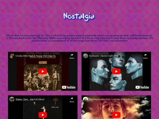 music_page/nostalgic_music screenshot