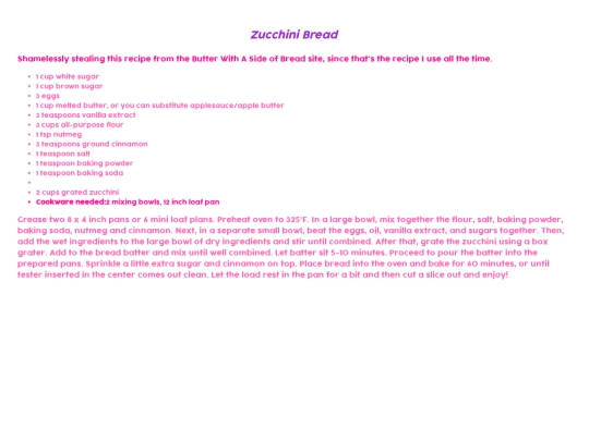 recipes folder/recipes-dessert screenshot