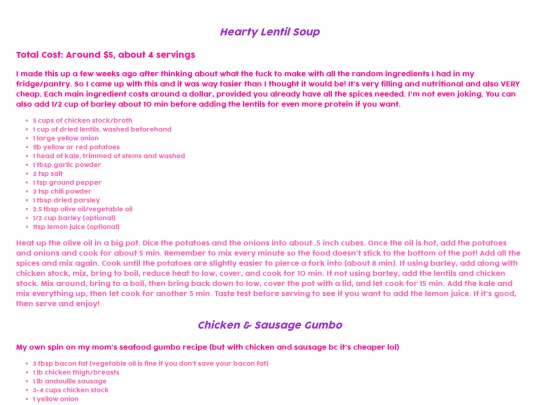 recipes folder/recipes-dinner screenshot