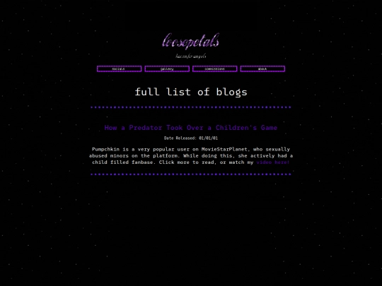 blog screenshot