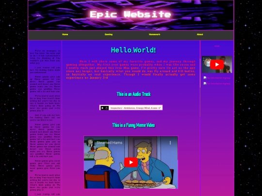 Gaming screenshot
