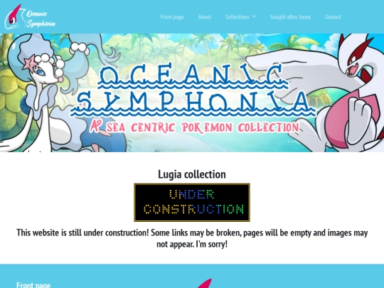 pages_collections/collectionLugia screenshot