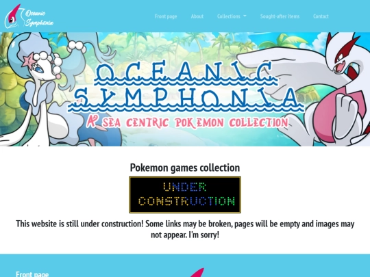 pages_collections/collectionPkmnGames screenshot